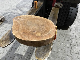 Rosewood schijf, Dikte 80mm, Ø 400mm